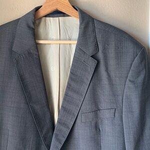 BUGATTI Gray Wool Sport Coat Jacket
